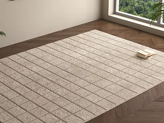 Modern Italian Carpet Fabric Carpet Living Room Carpet Bedroom Carpet Office Carpet 3d model