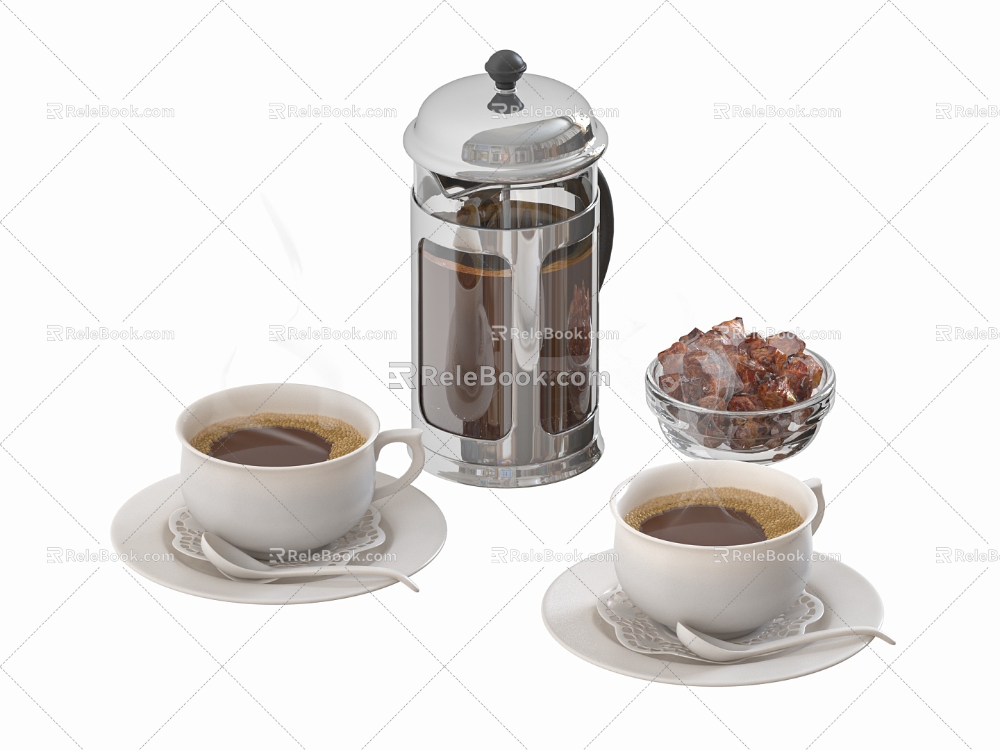 Coffee Coffee Cup Hot Drink 3d model