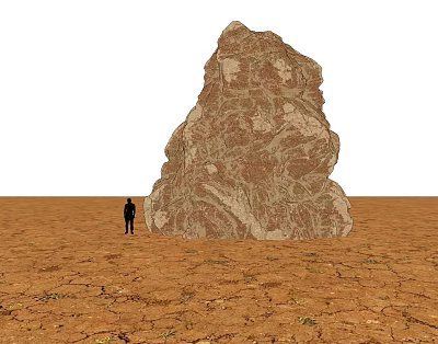 Modern Stone Rock 3d model Modern Stone Rock 3d model