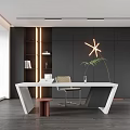 Modern study 3d model