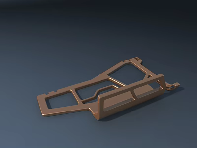 High Quality Sturdy Metal Frame Structure For Kids Outdoor Playground Equipment 3d model