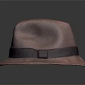 Stylish Light Pink Felt Hat With Dark Purple Band For Daily Use