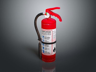 Modern fire extinguisher fire extinguisher special for fire extinguishing 3d model