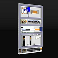 distribution box electrical box electrical control box air switch 3d model