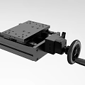 Industrial Precision Slide Table With Manual Adjustment Knob And Fixing Holes