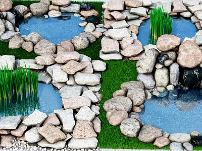 Modern Stone 3d model