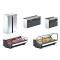 Stainless Steel Commercial Refrigerators Freezers Horizontal Vertical Display Units For Meat Fruit Storage