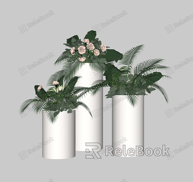 modern plant combination green plant floral flower flower plant wedding plant meichen flower bed decorative plant model