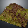 Scenic Mountain Landscape Featuring Rocky Peaks Lush Green Vegetation And Winding Paths