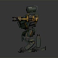 Mecha Warrior Mecha Soldier Machine Armor Mechanical Armor 3d model