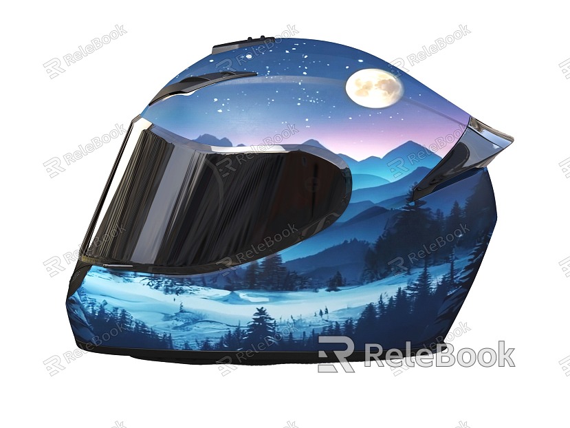 Motorcycle Helmet model