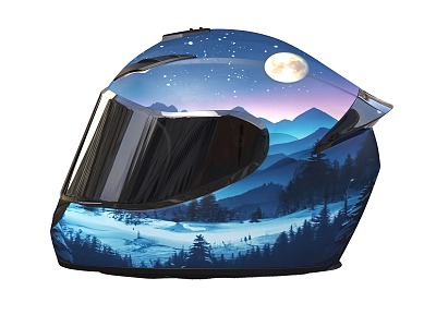 Motorcycle Helmet model