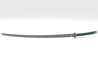 Japanese sword samurai sword weapon cold weapon 3d model