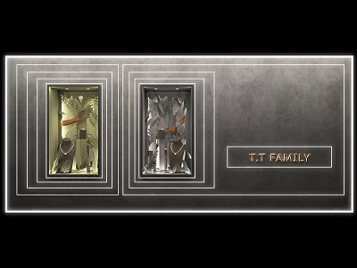 Modern Window Jewelry Window 3d model