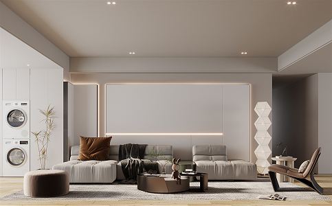 The Silent Living Room 3d model