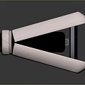 Sleek Computer Peripheral Design Featuring Black Panel Metal Casing And Circular Knobs