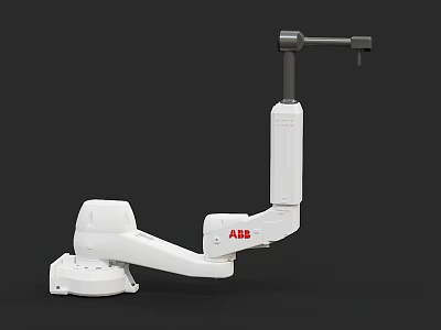 Smart Industrial Robot Arm ABB With Articulated Structure And Robotic Functionality 3d model