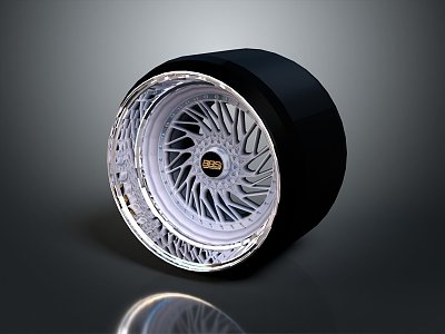 Modern tire wheel hub model