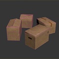 Logistics box express box parcel box carton goods box goods box box box box box 3d model