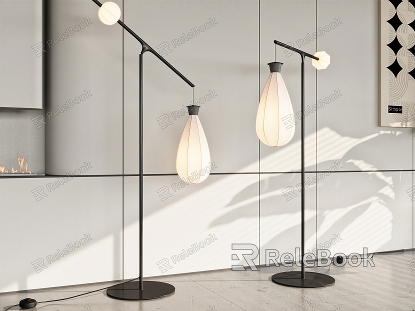 Modern floor lamp model