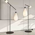 Modern floor lamp 3d model