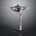 Protective Safety Apparel Featuring Black Mask And White Spiral Tube Structure