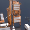 Industrial Asphalt Mixing Plant Equipment with Tower Structure and Storage Tanks for Road Construction Processing