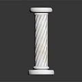 Modern Columns Stone Columns Stone Columns Old Stone Columns 3d model