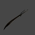 Weapons Chinese broadsword 3d model