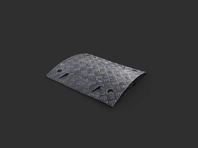 Sturdy Diamond Pattern Metal Plate Component For Electronic Appliance Protection 3d model