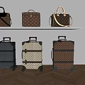 Bag Suitcase Trolley Case 3d model