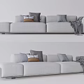 Modern Multiplayer Sofa 3d model
