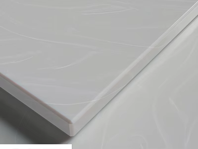 White Textured Panel For Interior Design With Smooth Surface Finish 3d model