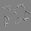Modern faucet 3d model