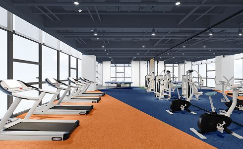 Modern Gym 3d model