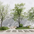 Modern Tree Landscape Tree 3d model