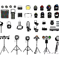 Various Downlights And Spotlights With Multiple Styles And Mounting Accessories For Home Lighting
