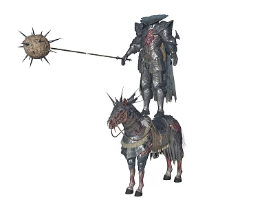 Antiquity European Warrior Ancient Knight Monster Game Character 3d model