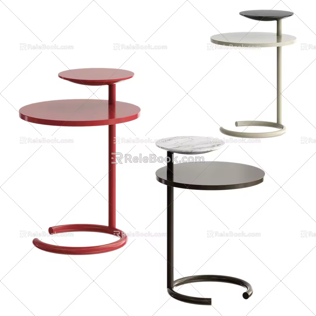 Modern Cassina round several 3d model