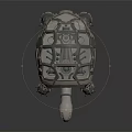 Modern Robot Mechanical Tortoise Mechanical Animal Science Fiction Tortoise 3d model