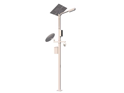 Smart Street Light Solar Street Light Road Lighting 3d model