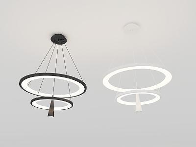 Modern minimalist chandelier model