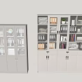 Office Storage Cabinets With Glass Doors And Shelves For Books Files Globe