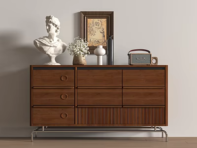 Middle Ancient New Chinese Style Ornaments Combination Porch Ornaments TV Cabinet Ornaments Sideboard Ornaments 3d model