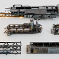 Industrial Equipment Metal Structures Mechanical Components And Various Heavy Machinery Parts