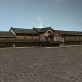 Chinese Ancient Building Ancient Building Village Zhengxing Series 3d model