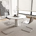 Modern Negotiation Tables and Chairs 3d model