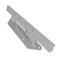 Stainless Steel Spring Hinge With Mounting Holes For Mechanical Hardware Use 3d model