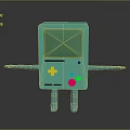 Robot Assistant Small Robot Butler Robot Butler Figure Game Figure 3d model