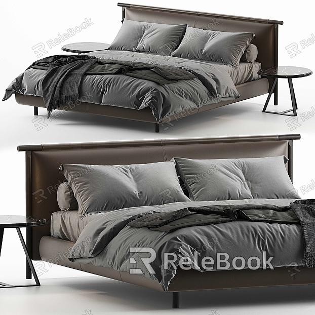 Modern Double Bed Fabric Double Bed model